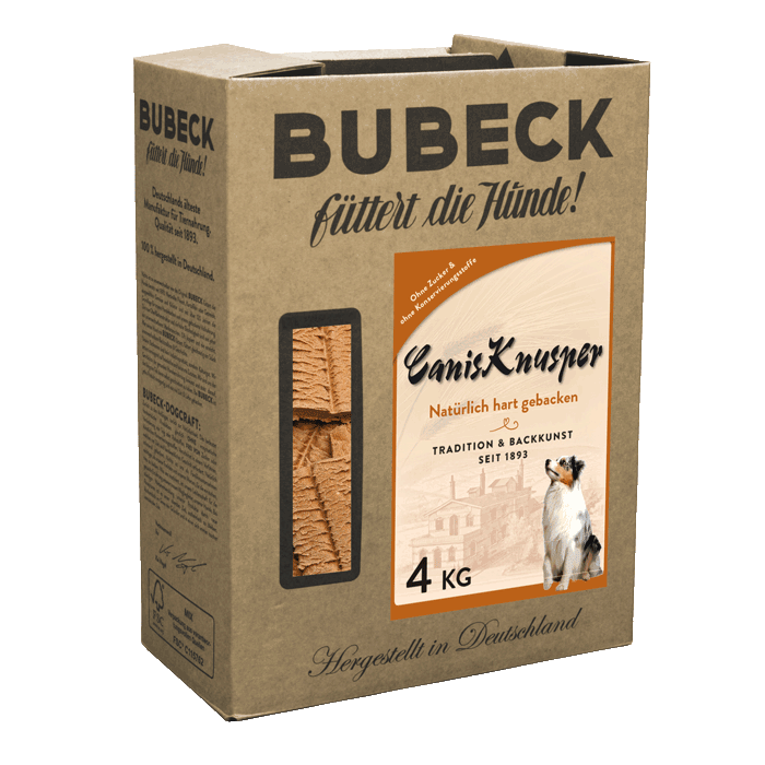Bubeck Ciasteczka dla psa karbowane Canis Knusper 4 kg