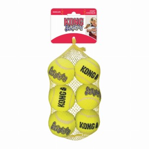 KONG®  AirDog Squeakair - piłka tenisowa dla psa 6 szt