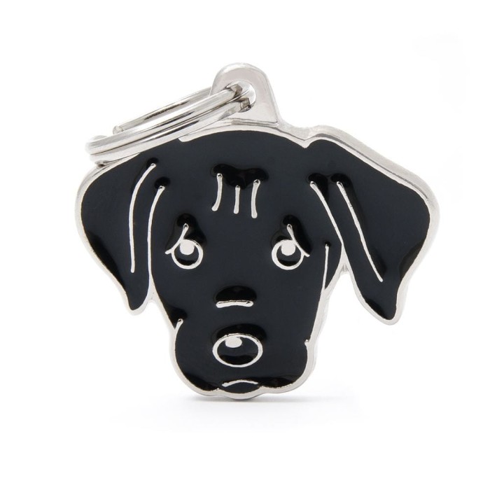 My Familly Adresówka dla psa Labrador czarny