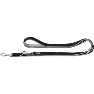 Hunter Smycz przepinana dla psa neoprenowa czarno/szara 2 metry i 3 metry
