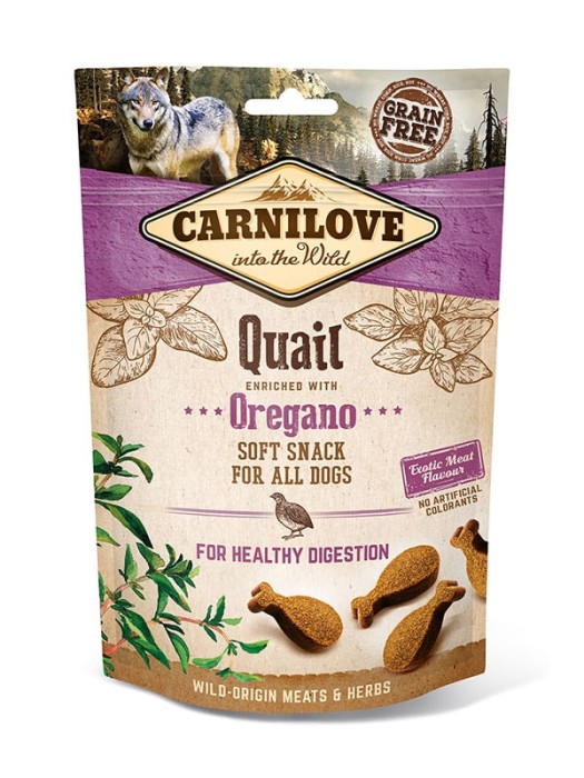 Carnilove Smaczki dla psa przepiórka z oregano 200 g
