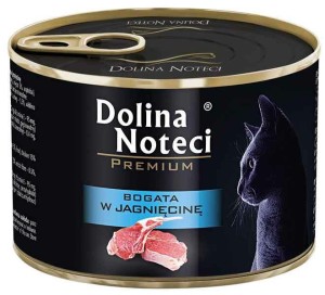 Dolina Noteci Mokra karma dla kota z jagnięciną 185 g 