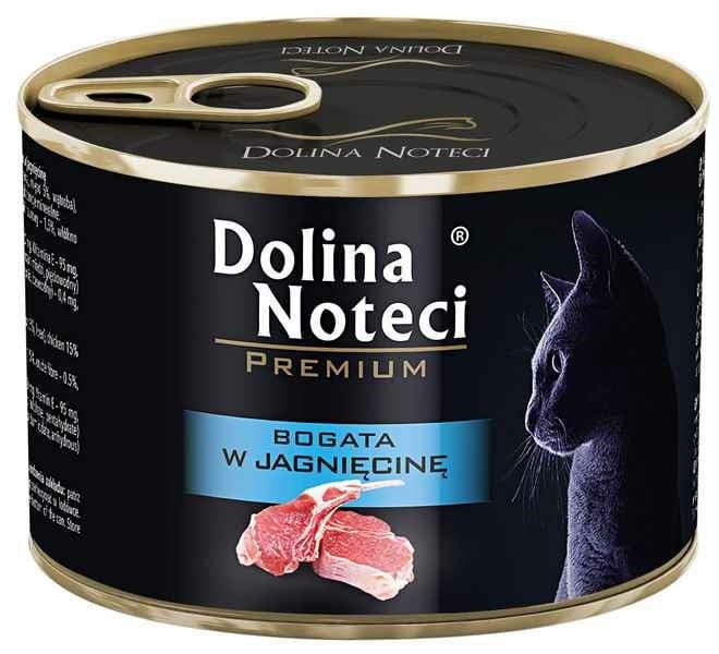 Dolina Noteci mokra karma dla kota z jagnięciną 185 g