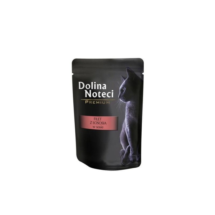 Dolina Noteci Premium Mokra karma dla kota filet z łososia w sosie 85 g