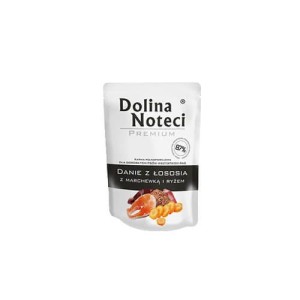 Dolina Noteci Mokra karma dla psów ras małych danie z łososia z marchewką i ryżem 300 g