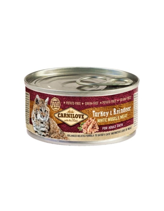 Carnilove  Karma dla kota z indykiem i renifer 100 g