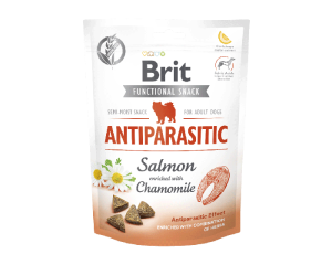 Brit Smaczki dla psa Antiparasitic z łososiem i rumiankiem 150 g   