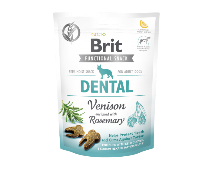Brit Smaczki dla psa Dental z dziczyzną i rozmarynem 150 g