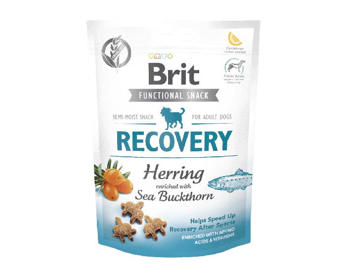 Brit Smaczki dla psa Recovery ze śledziem i rokitnikiem 150 g