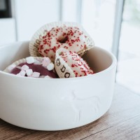 Hunter Miska ceramiczna dla psa Osby biała_3