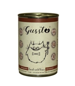 Gussto Mokra karma dla kota z dziczyzną 400 g 