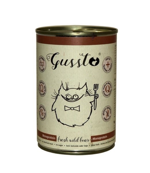 Gussto Mokra karma dla kota z dziczyzną 400 g