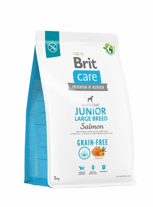 Brit Care Karma dla psa Grain-Free Junior Large Salamon 3 kg