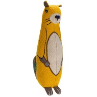 Hunter Zabawka dla psa Fyn - Świstak. Wykonana w 100% z materiałów poddanych recyklingowi oraz upcyklingowi. Wykorzystane materiały to mieszanka wełny i poliestru._3