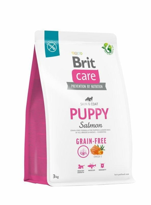 Brit Care Karma dla psa puppy salmon grain free 3 kg