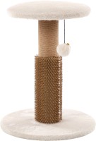 Flamingo Drapak dla kota Bea. W kształcie drzewka! W beżowym kolorze. Miejsce do leżenia, zabawy (zawieszona piłeczka) oraz słup do ostrzenia pazurów.