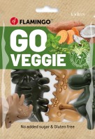 Flamingo Smaczki dla psa dinozaury Go Veggie. Gryzaki dla psów w kształcie dinozaurów. Bezglutenowe. Bez dodatku cukru_3
