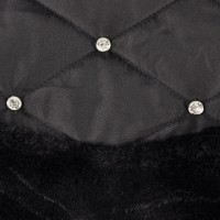 Flamingo Kurtka dla psa Coco czarna. Materiał: poliester Można prać w temperaturze 30°C. Zapięcie na rzep - w okolicy brzucha i szyi. Pikowana i wykończona od wewnątrz polarem_6