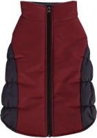 Flamingo Kurtka dla psa Lima bordowa. Zamek błyskawiczny u góry i elastyczne boki. Odporny na zachlapania i wiatr. Od wewnątrz wykończona polarem. Z osłoną brzucha i klatki piersiowej oraz stójką dla lepszej ochrony_2