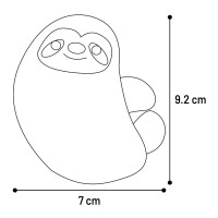 Flamingo Zabawka dla kota leniwiec Blaro. W kształcie leniwca. W środku wypełniona kocimiętką. _2