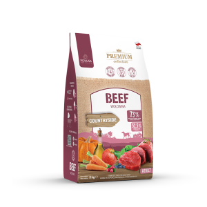 Pokusa Premium Karma sucha dla psa z wołowiną 3 kg 