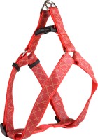 Flamingo Szelki dla psa Odin czerwone. Materiał: nylon Płynna regulacja. Podwójny ring do zaczepienia smyczy_2