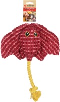 Flamingo Zabawka dla psa w kształcie płaszczki. Materiał: tkanina i lina. Z piszczącym i trzeszczącym dźwiękiem - dla dodatkowej zabawy_3