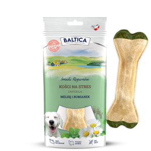 BALTICA Kość dla psa na stres  z melisą  i rumiankiem 1 szt  