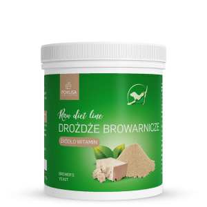 Pokusa Raw Diet Line drożdże browarnicze  dla psów i kotów 250 g  