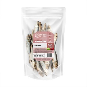 MEAT STUFF Suszone szprotki - naturalny gryzak dla psa 100 g
