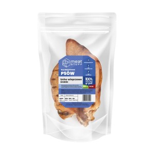 MEAT STUFF Ucho wieprzowe średnie - naturalny gryzak dla psa  1 szt.