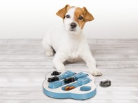 Flamingo Zabawka dla psa interaktywna Brain Train Clyde poziom 2. Poziom 2: odpowiedni dla łamigłówek z ograniczonym doświadczeniem . Z przyssawkami do mocowania do podłogi. Można wypełnić przekąskami_2