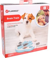 Flamingo Zabawka dla psa interaktywna Brain Train Clyde poziom 2. Poziom 2: odpowiedni dla łamigłówek z ograniczonym doświadczeniem . Z przyssawkami do mocowania do podłogi. Można wypełnić przekąskami_4