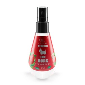 Over Zoo Luxury Perfumy - perfumy dla psów o zapachu truskawki 150 ml 