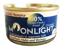 MOONLIGHT nr.2  dinner karma dla kota tuńczyk kurczak i krewetki  80 g