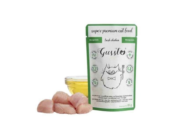 Gussto Mokra karma dla kota świeży kurczak  85 g