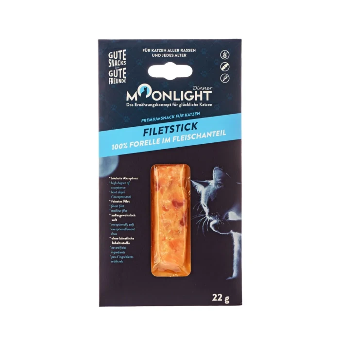 Moonlight przysmak dla kota filet z pstrąga 22 g