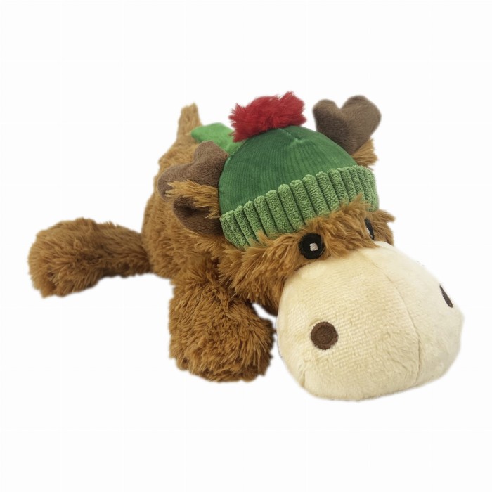 KONG Christmas Zabawka dla psa Cozie Reindeer. Pluszowy renifer posiada wzmocnione szwy oraz piszczałkę, która zachęci do długich chwil zabaw. Doskonała propozycja na świąteczny prezent dla psa.