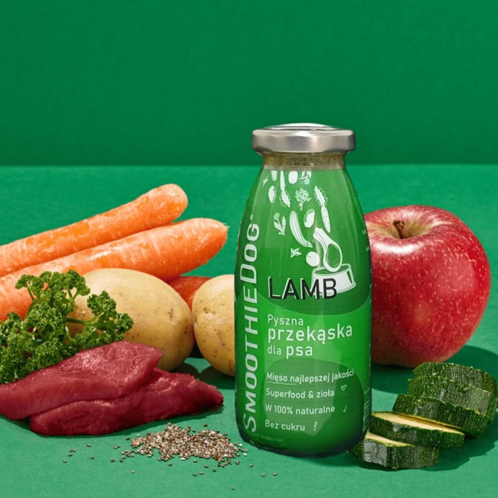 SmoothieDog z jagnięciny dla psa 250 ml