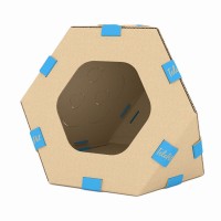 Collar Modułowy kartonowy domek dla kota