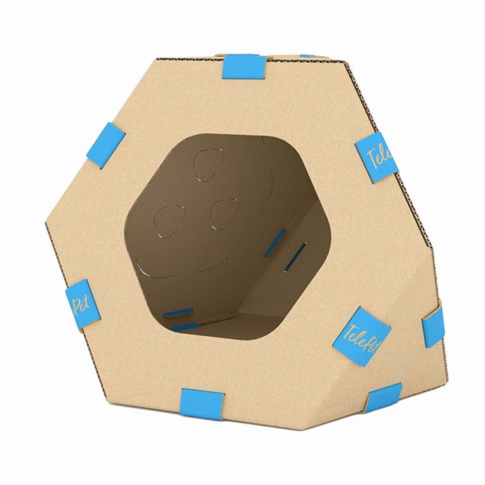 Collar Modułowy kartonowy domek dla kota