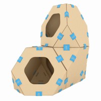 Collar Modułowy kartonowy domek dla kota_3