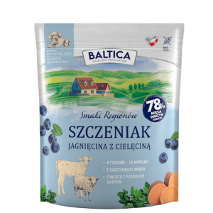 BALTICA Karma dla szczeniaka  jagnięcina z cielęciną 1 kg  
