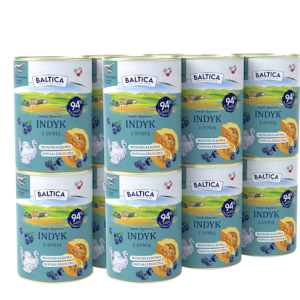 BALTICA Karma mokra dla psa indyk z dynią 400 g 