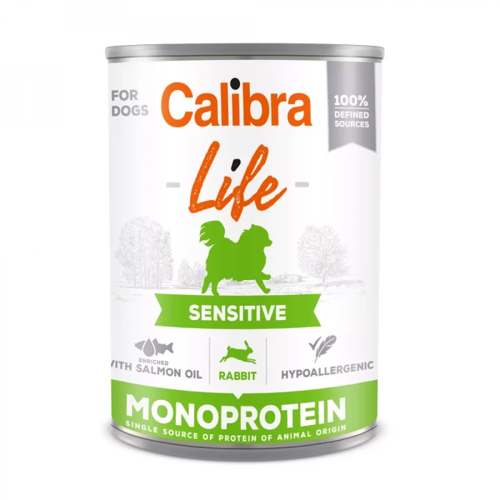 Calibra Karma mokra dla psa monoprotein sensitive królik 400 g