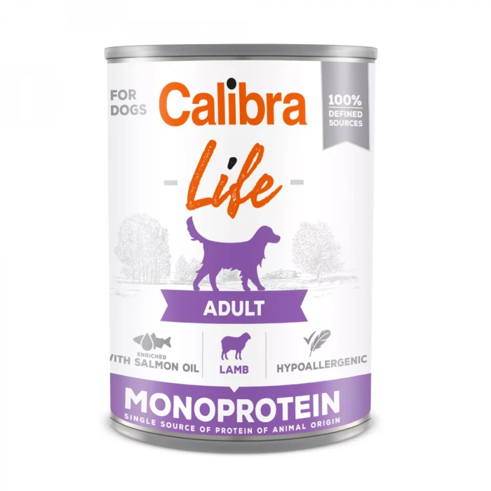Calibra Karma mokra dla psa monoprotein adult jagnięcina 400 g
