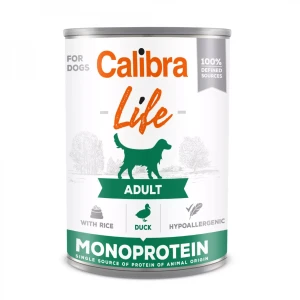 Calibra Karma mokra dla psa monoprotein adult kaczka z ryżem 400g