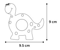 Flamingo Zabawka dla psa lateksowa Diero żyrafa/słoń/dinozaur. Materiał: lateks  Z piszczałką dla dodatkowej zabawy  _8