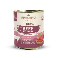 Pokusa Premium Karma mokra dla psa 100% wołowina 850 g_2