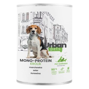 Over Zoo Urban Pets Karma dla psa Mono protein królik 400 g  